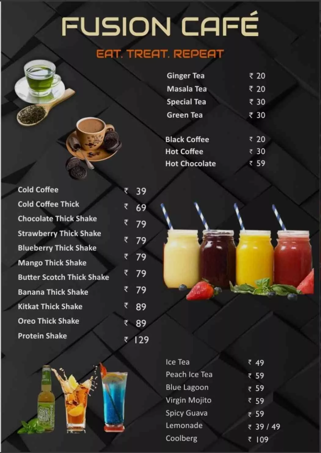 Menu, page 3