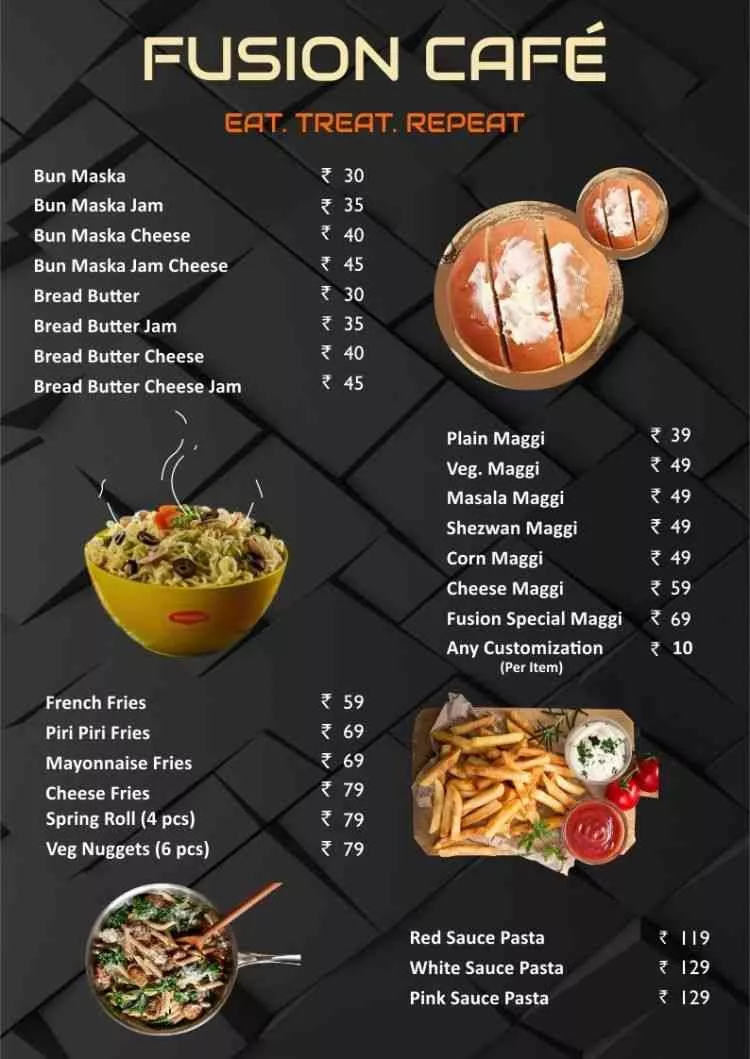 Menu, page 2